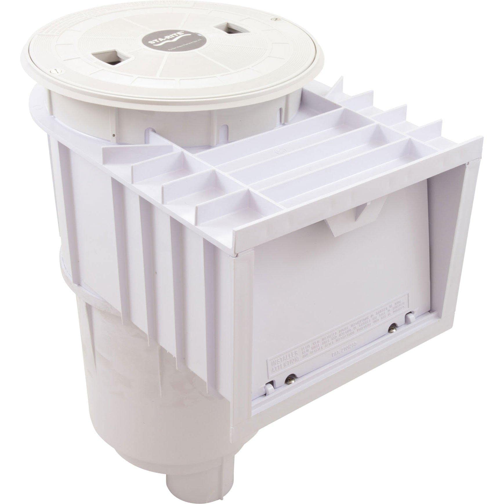 Pentair Sta-Rite 2in Slip In-Ground Pool Skimmer with Float & Check Valve - Durable Concrete Swimming Pool Filter System for Clean Water | Perfect for Residential & Commercial Pools
