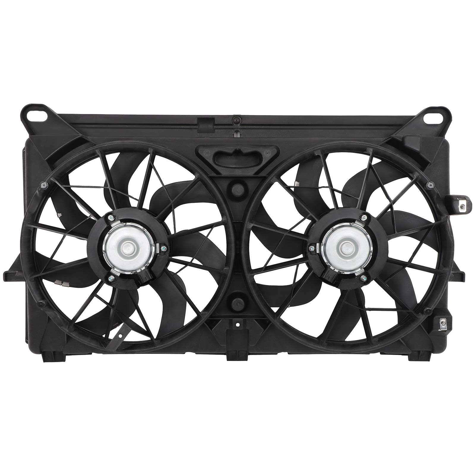 High-Performance Radiator Cooling Fan & Condenser Kit - Compatible with 2007-2013 Chevy Avalanche 5.3L/6.0L, 2009-2013 Silverado 1500 6.2L, 2007-2013 GMC Sierra 1500 6.0L, 2007-2014 Yukon 5.3L (Part# 620-654) - Perfect for Engine Cooling & Overheating Prevention