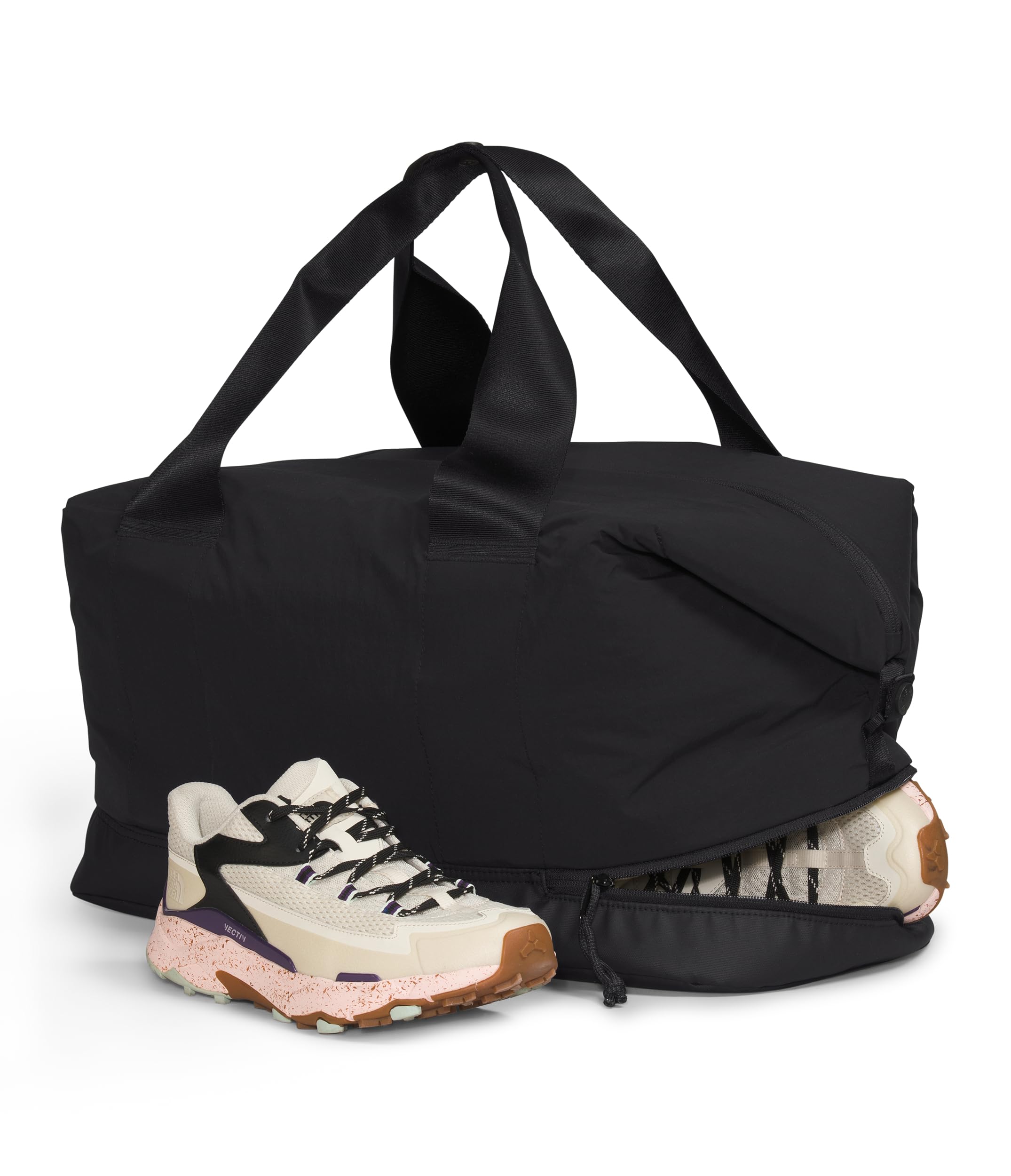 THE NORTH FACE Women's Weekender Duffel Bag - TNF Black - Spacious Travel Duffel for Gym, Work & Weekend Getaways - Durable Carry-On Luggage for Women