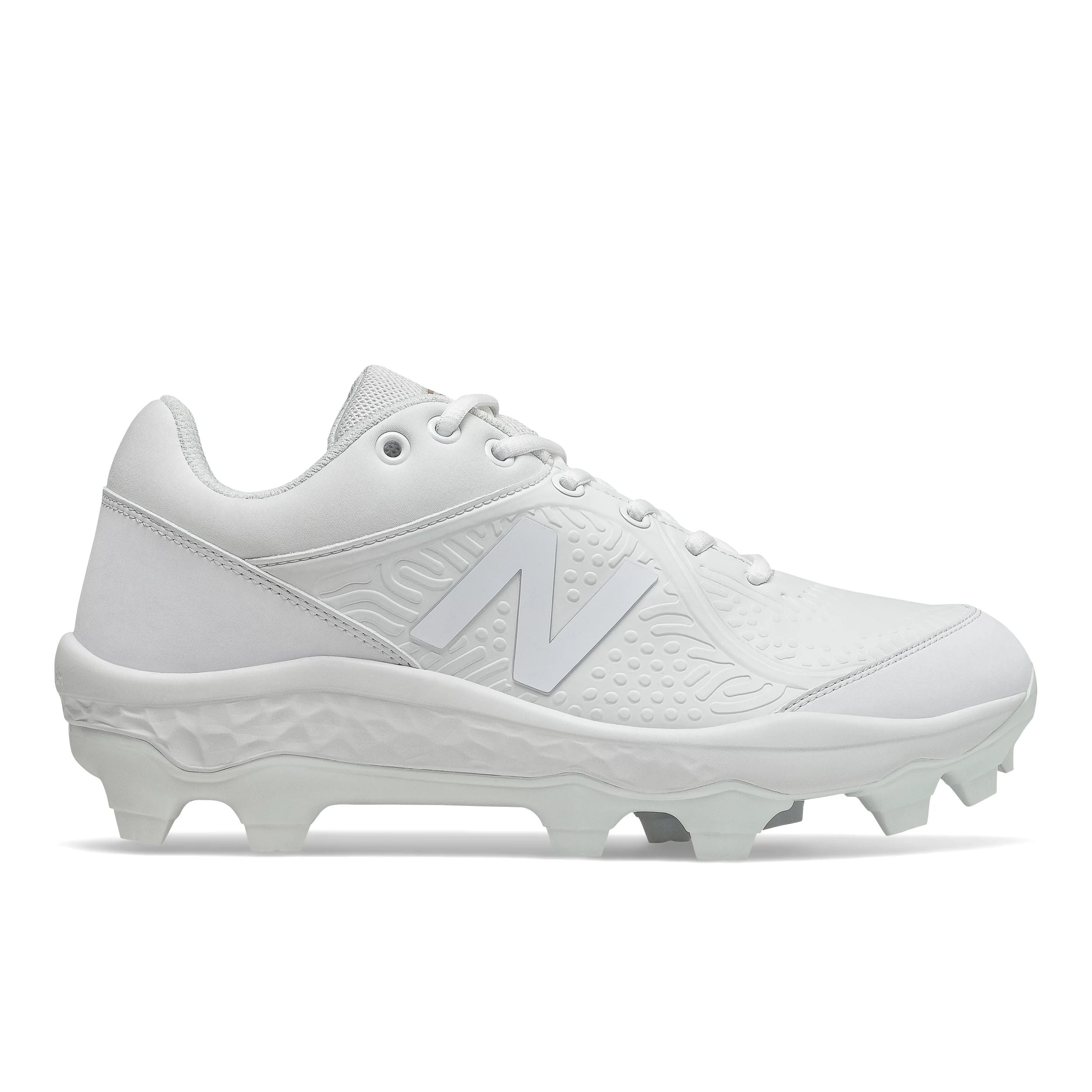 New Balance Fresh Foam 3000v5 White/White Low TPU Men's Soccer Cleats - Lightweight Football Shoes for Artificial Turf & Grass Fields - Perfect for Training & Matches