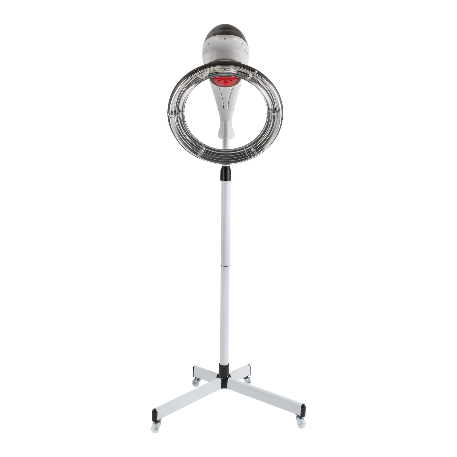 Professional Adjustable Hooded Hair Dryer Bonnet with Timer & 360° Rotation - Swivel Caster Rolling Base for Salon & Home Use - Perfect for Deep Conditioning & Styling Treatments