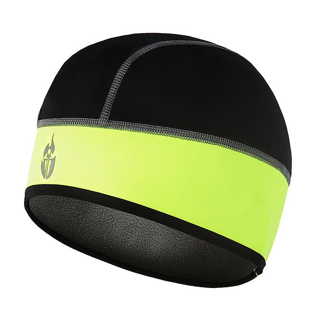 Borvelo Thermal Fleece Cycling Cap - Winter Bike Helmet Liner & Skull Cap for Men & Women - Stay Warm During Cold Weather Rides, Commuting & Outdoor Sports