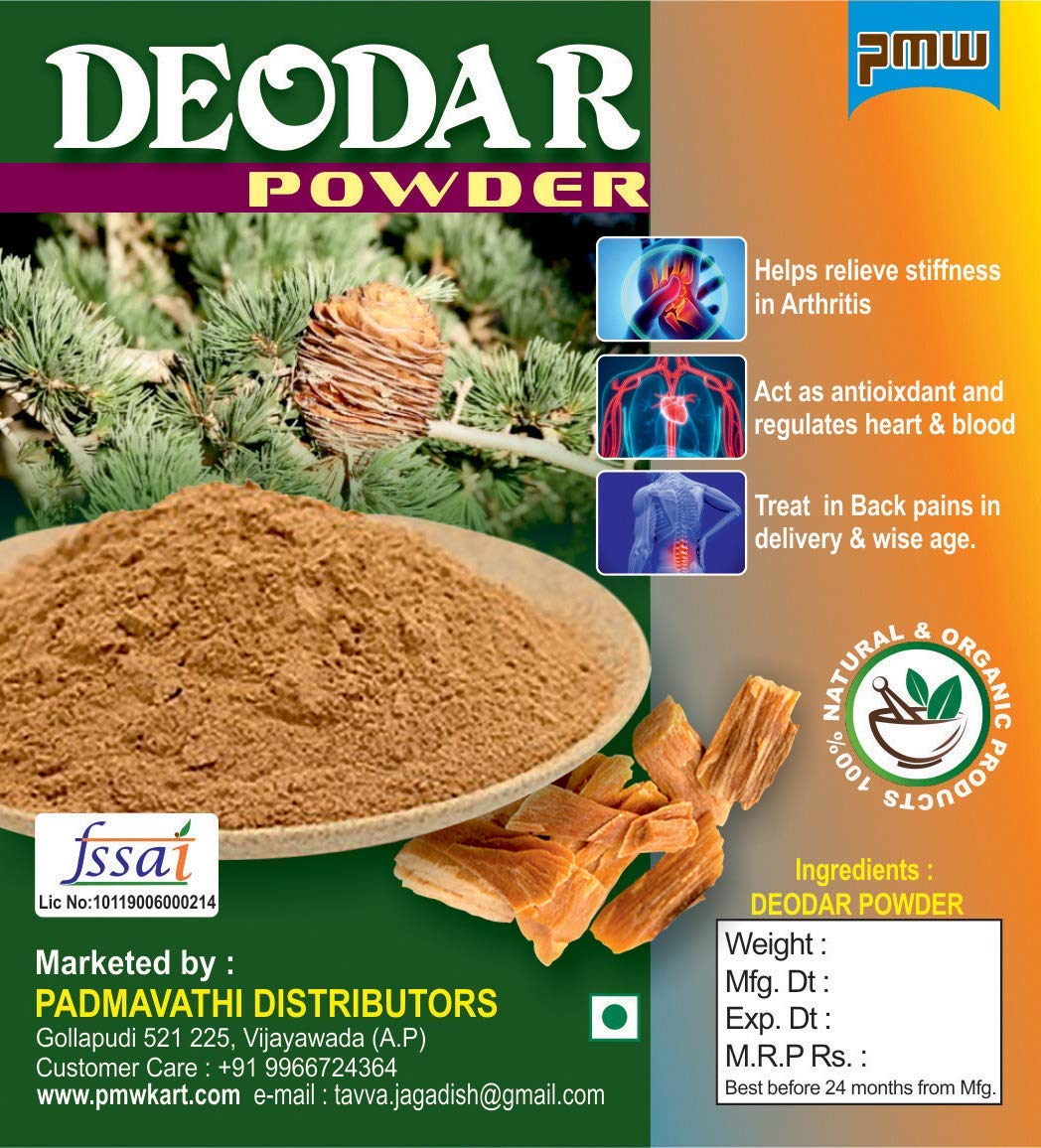 Organic Himalayan Cedar Powder (Deodar Tree Powder) - 500g | Natural Aromatherapy, Incense & Ayurvedic Remedy for Relaxation & Wellness