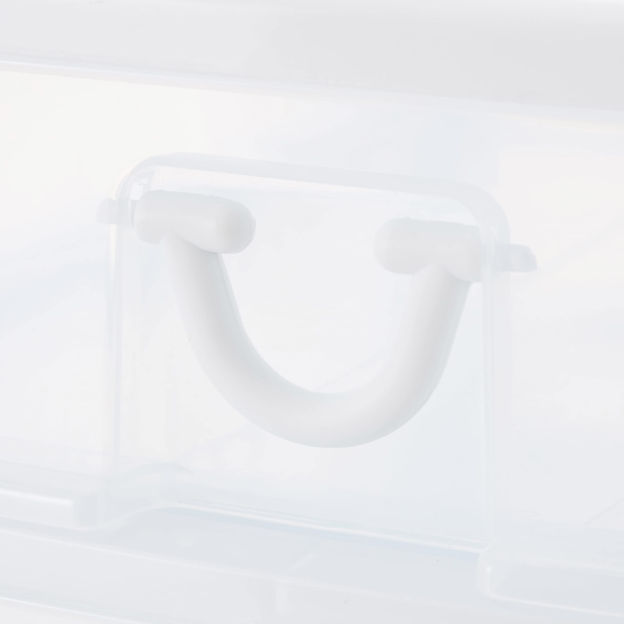 Gracious Living Deluxe 3-Drawer Desktop Organizer - White/Clear (2 Pack) | Perfect for Craft Storage, Office & School Supplies | Ideal for Home, Office & Classroom Organization