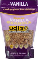 UDI's Gluten Free Granola Vanilla - 12 oz | Organic Breakfast Cereal | Healthy Snack for Kids & Adults | Perfect for Yogurt Topping, Smoothie Bowls & On-the-Go Snacking