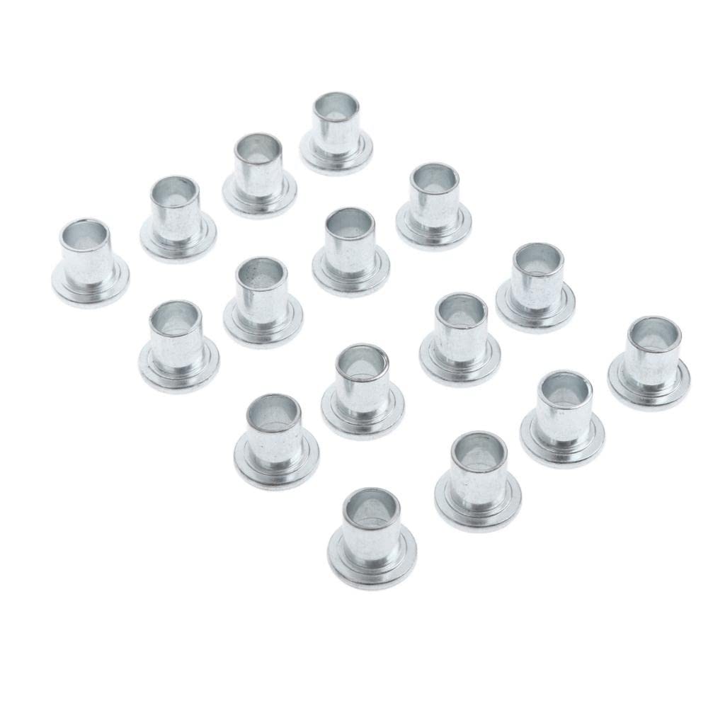 Premium Iron Inline Roller Skate Wheel Bearing Spacers - 16-Piece Set for Smooth Skating Performance | Perfect for Roller Derby, Speed Skating & Outdoor Recreation
