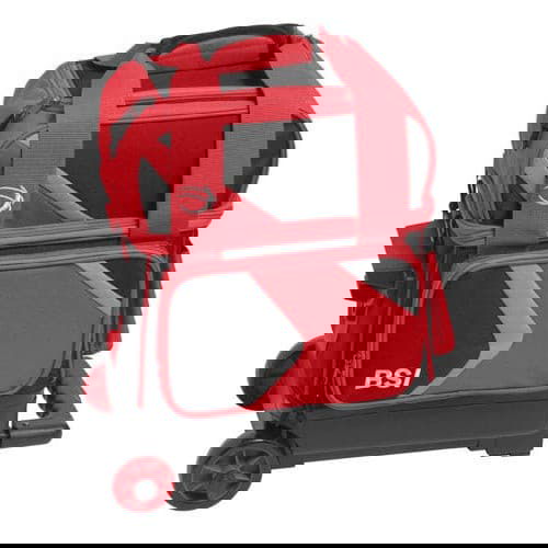 BSI Dash Single Roller - Black & Red Roller Skates for Women & Men - Perfect for Outdoor, Indoor, Rink Skating & Fitness