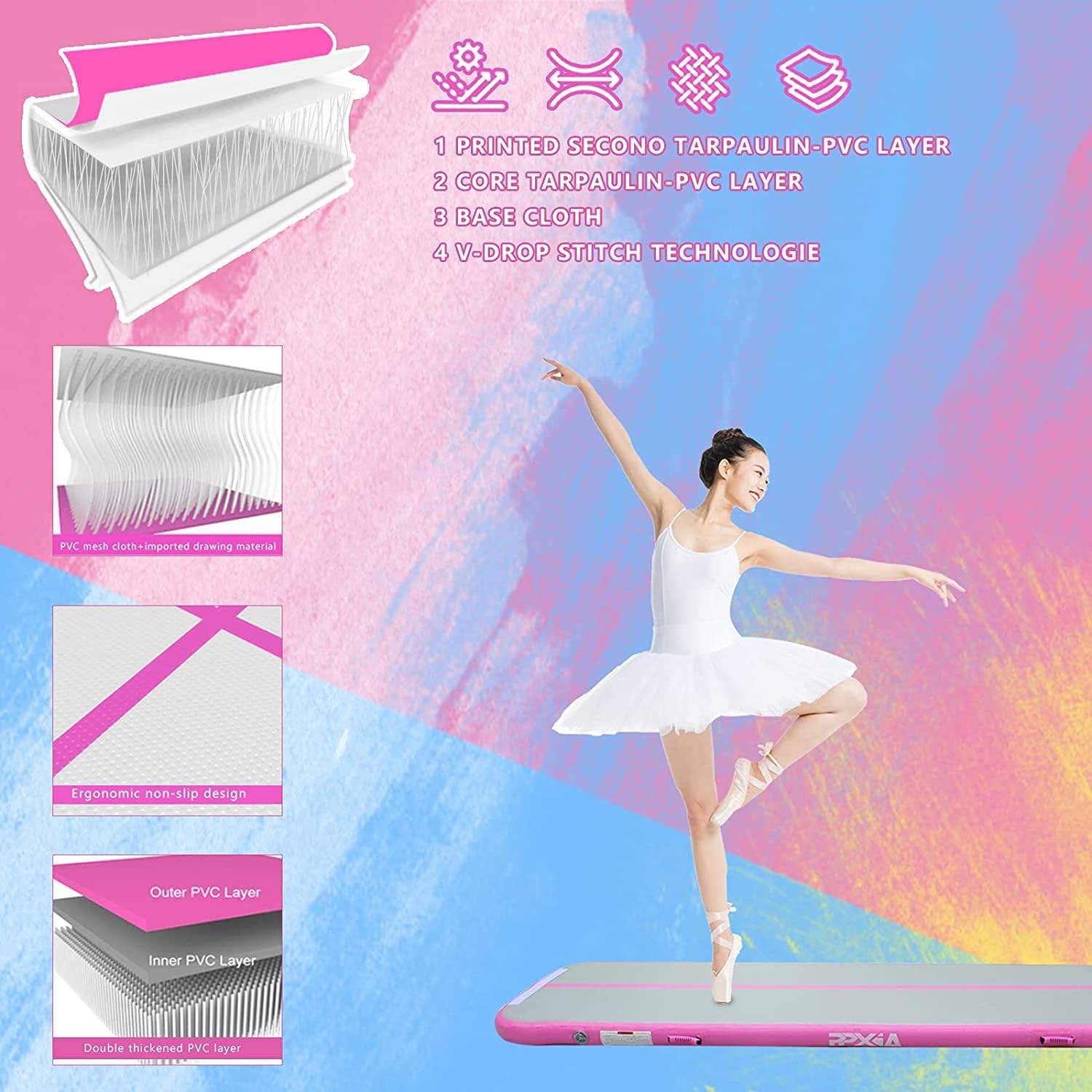 Inflatable Gymnastics Mat 4