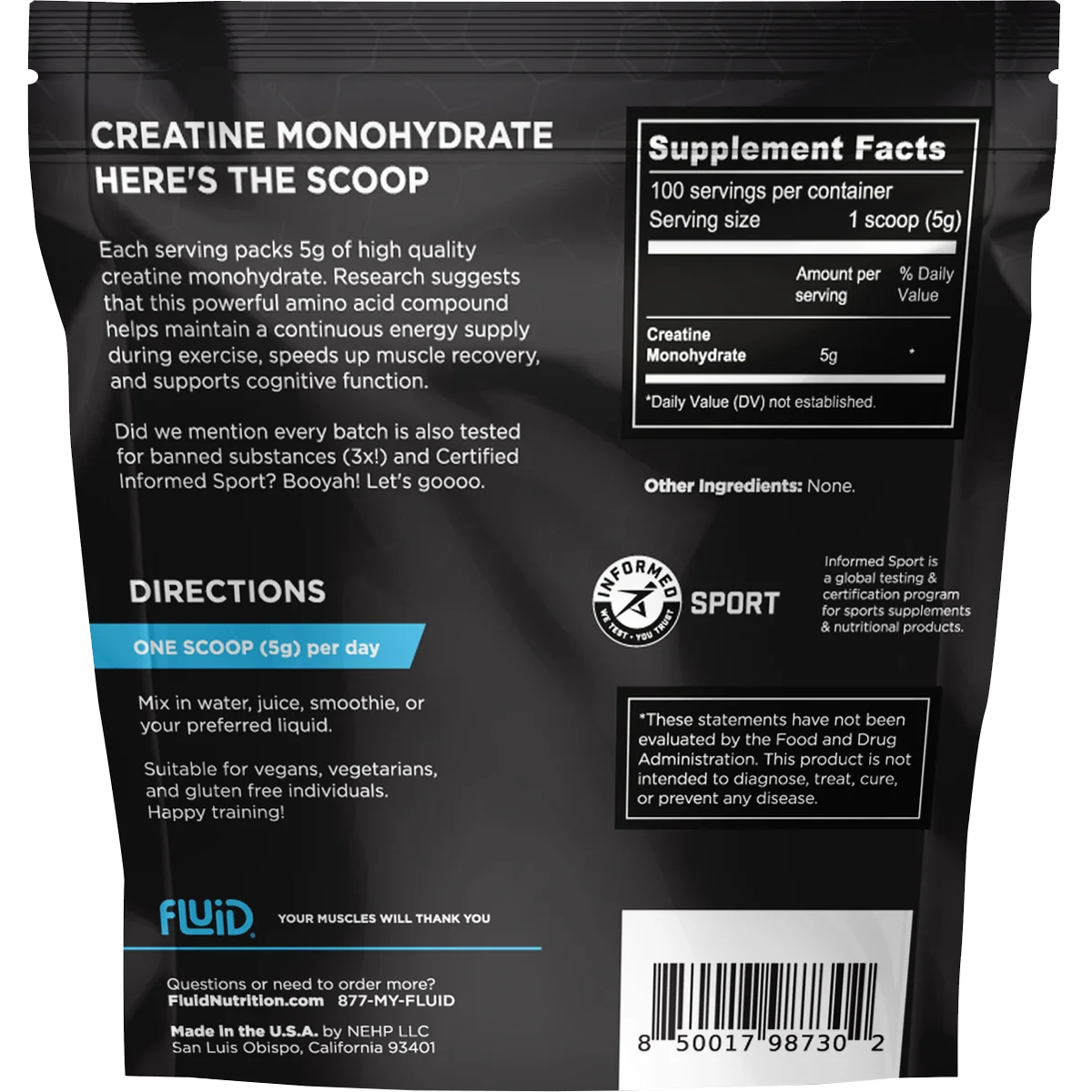 100% Pure Creatine Monohydrate Powder - 30 Single Serving Packets for Muscle Growth & Workout Recovery | Pre-Workout & Post-Workout Supplement for Athletes & Bodybuilders