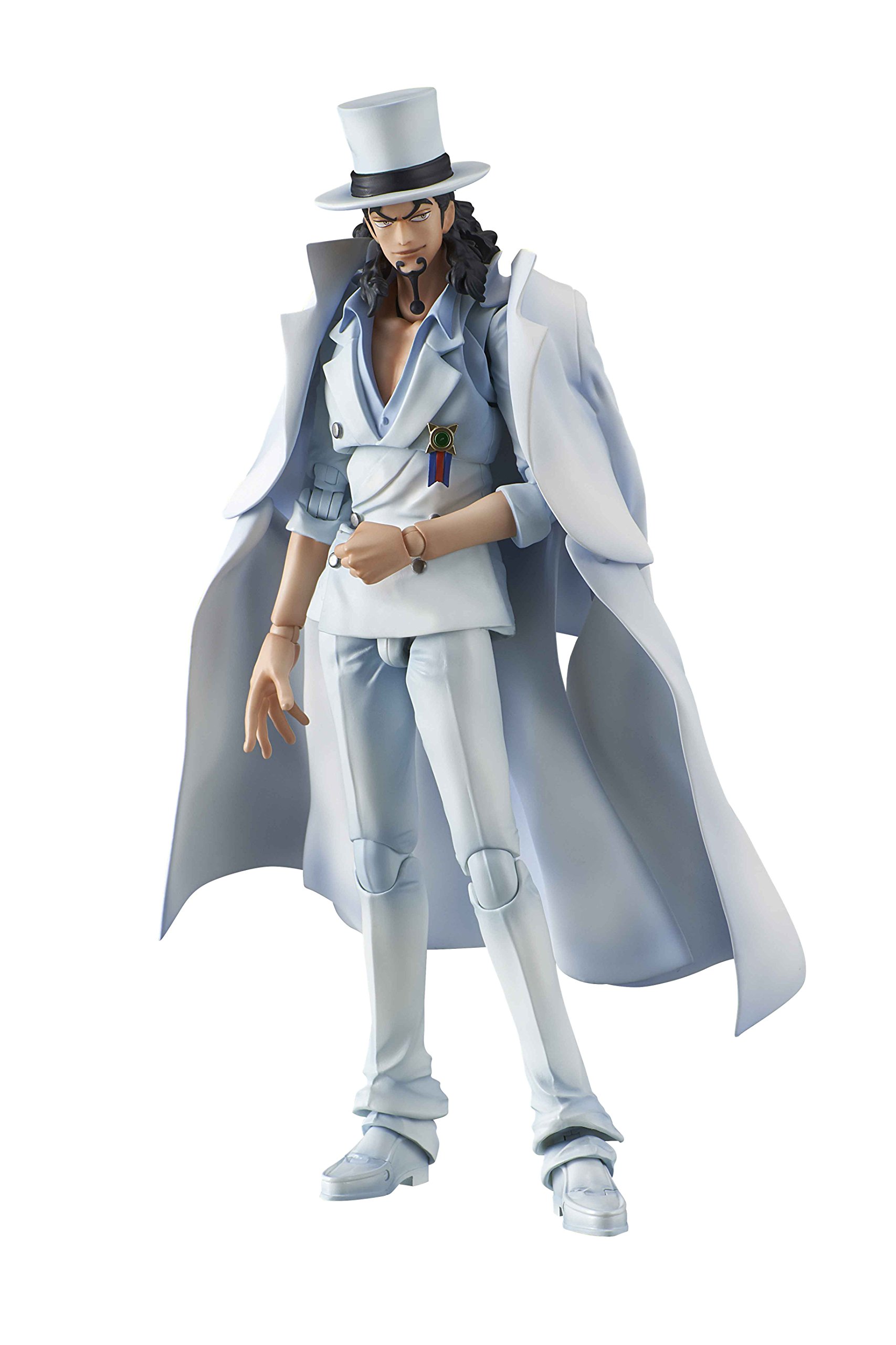 Megahouse One Piece Ron Rucchi Variable Action Hero Figure - Collectible Anime Toy for Display & Play | Perfect for Fans, Gift Giving & Anime Collections