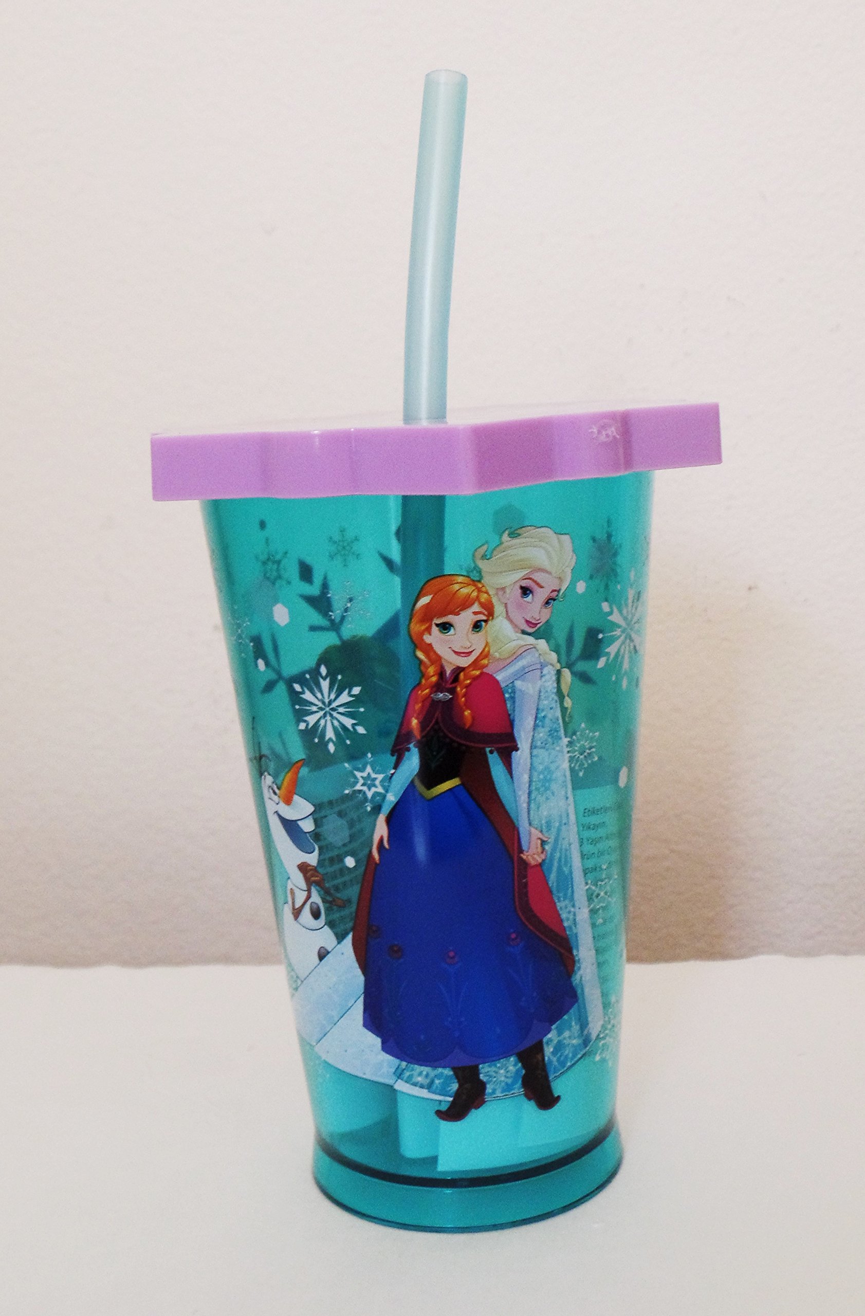 Disney Frozen Anna Elsa Olaf Stainless Steel Tumbler with Lid and Straw - 20oz Insulated Cup for Kids, Hot & Cold Drinks - Perfect for School, Travel, and Birthday Gifts