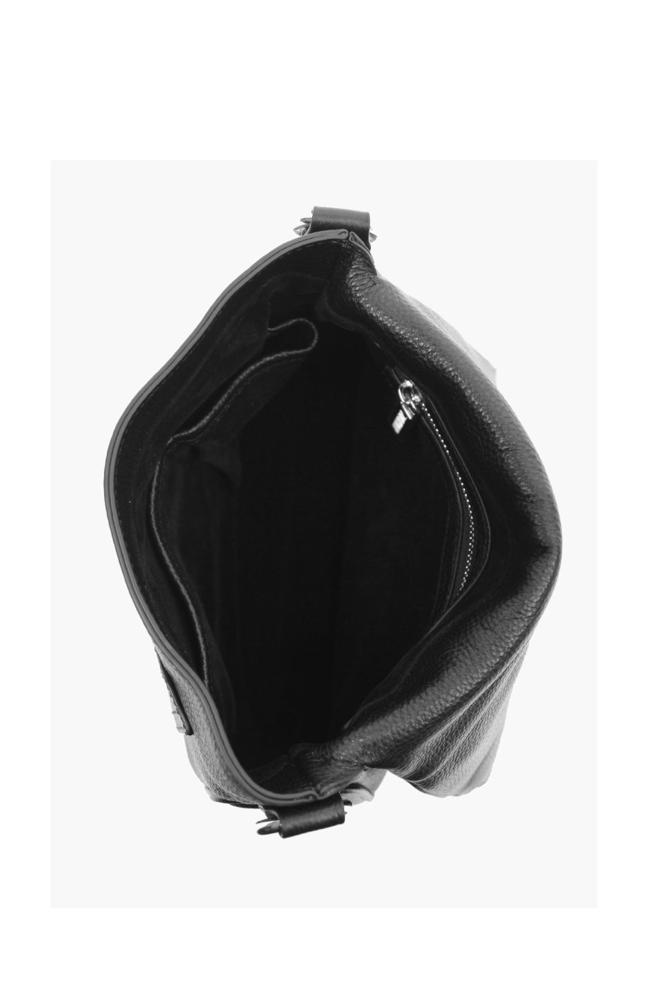 For Keeps Black Crossbody Bag with Zipped Flat Gunmetal Hardware - Stylish & Secure Everyday Purse for Women, Perfect for Work, Travel and Shopping