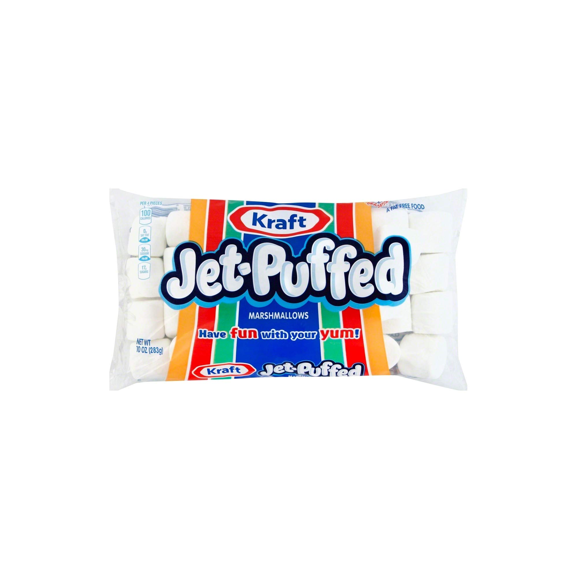 Jet-Puffed Marshmallows by Kraft - 4 Pack | Fluffy & Delicious for Hot Cocoa, S'mores & Baking | Perfect for Campfires, Desserts & Family Treats
