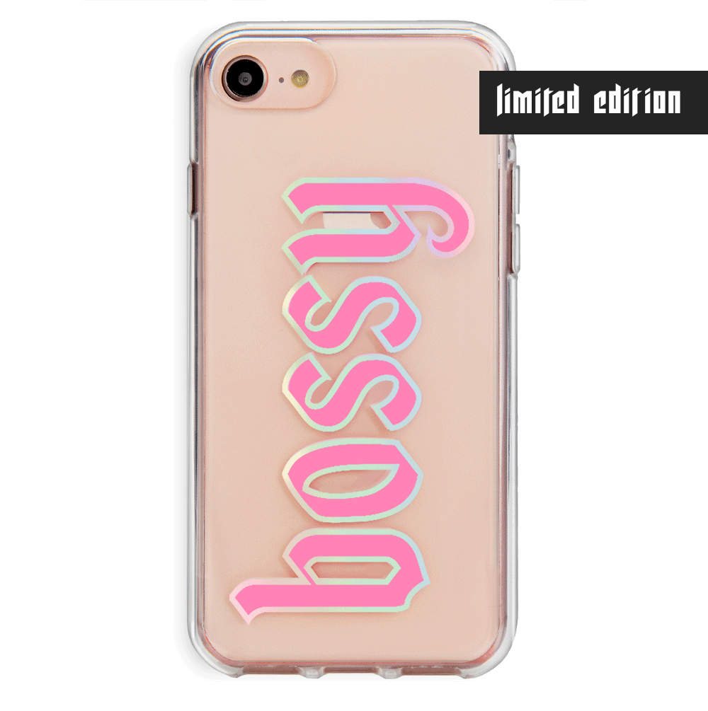 Bossy Clear iPhone Case - Ultra Slim Protective Cover for iPhone [Model] | Shatterproof & Scratch-Resistant | Perfect for Everyday Use, Travel & Work