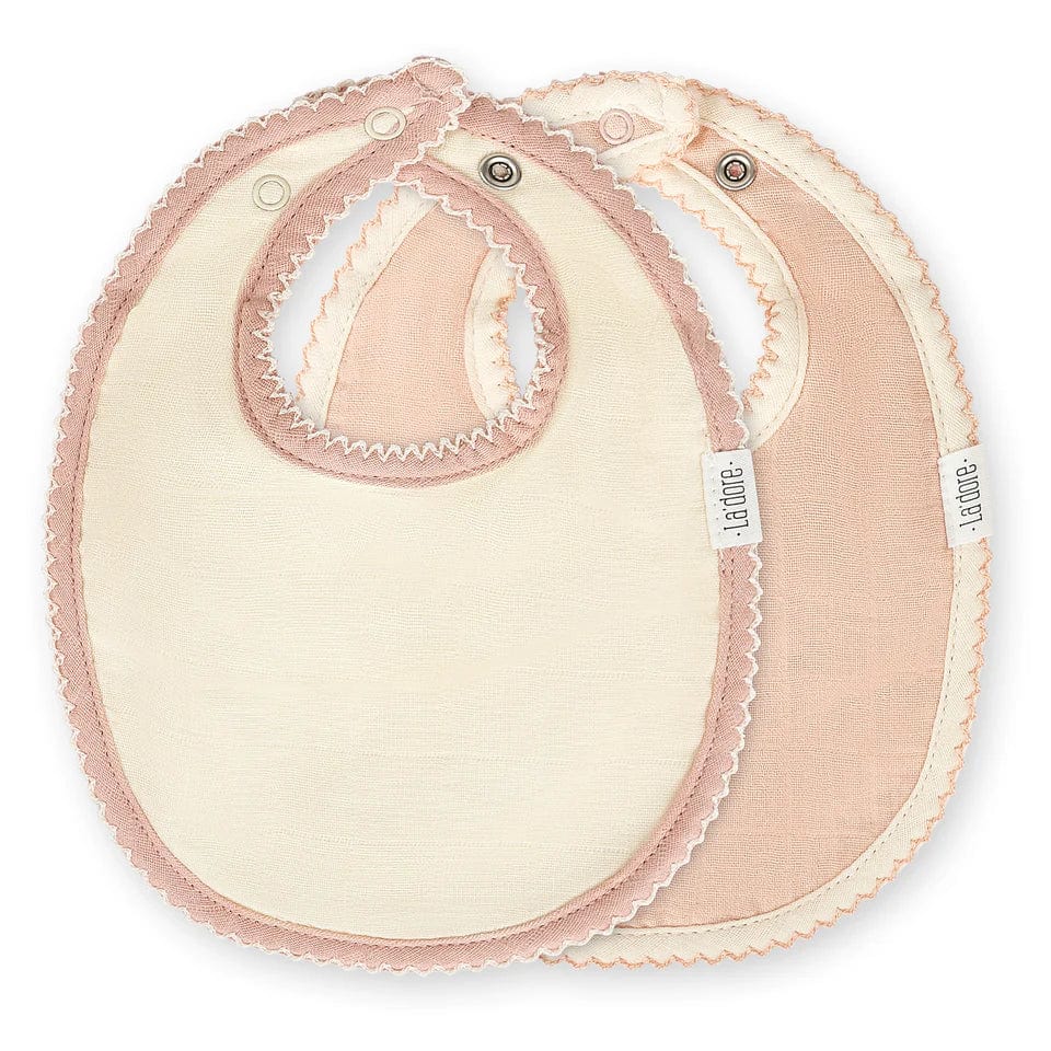 Adora Baby Bibs (2 Pack) - Soft & Absorbent Drool Bibs for Infants & Toddlers - Perfect for Feeding, Teething, and Messy Playtime