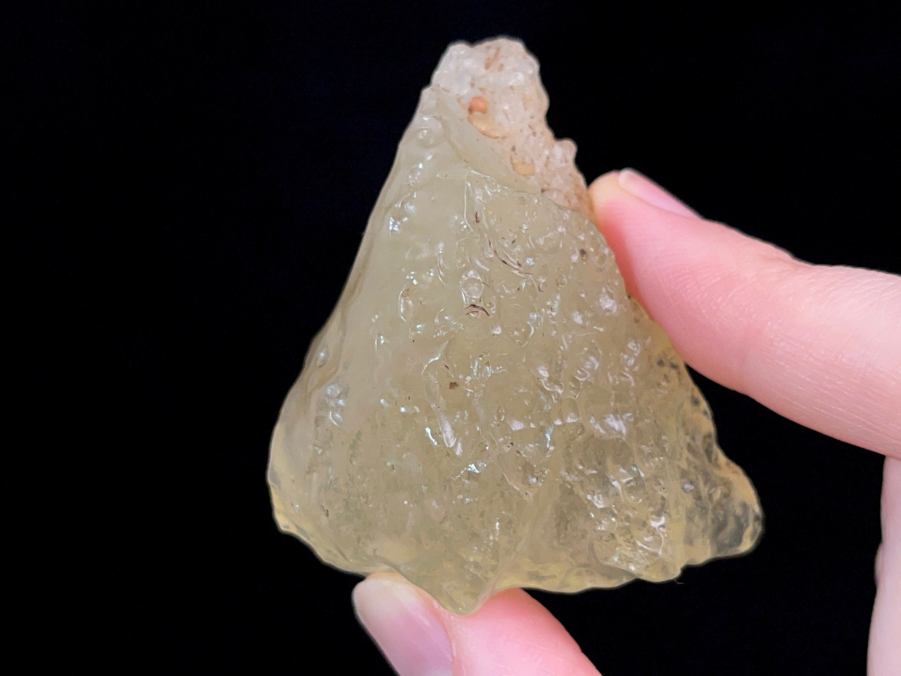 Libyan Desert Glass Raw Crystal - Rare 2A Grade Large 44.1g Metaphysical Healing Stones | Chakra Balancing, Meditation, Jewelry Making, Energy Work & Spiritual Healing