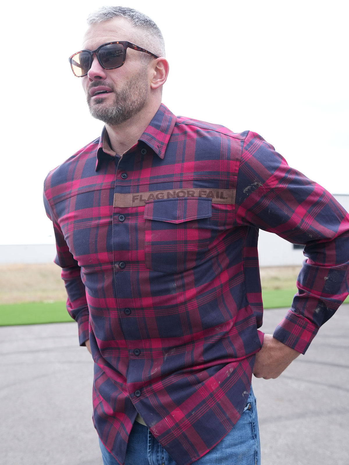 Midweight Forever Flannel Shirt - Classic Red Plaid for Men & Women | Perfect for Outdoor Adventures, Casual Wear & Layering