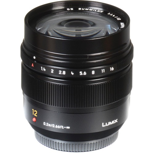 Panasonic Leica DG Summilux 12mm f/1.4 ASPH. Lens - Ultra Wide Aperture Prime Lens for Micro Four Thirds Cameras | Perfect for Low Light Photography, Landscapes & Street Shooting