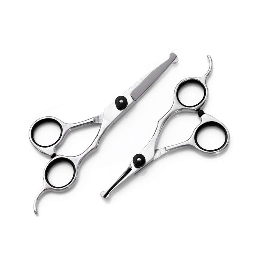 Premium Stainless Steel Pet Grooming Scissors Set - 4 Piece Professional Dog & Cat Hair Cutting Kit with Straight, Thinning, Curved Shears for Precise Trimming | Perfect for Home Grooming, Pet Salons & Professional Stylists