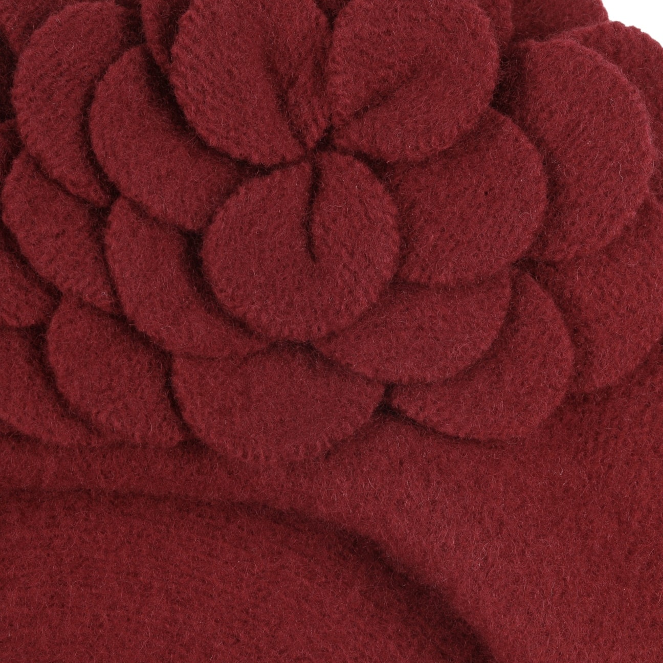Lierys Agris Flower Wool Basque Beret - Classic French Style Winter Hat for Women, Perfect for Outdoor Activities, Travel & Fashion Accessories