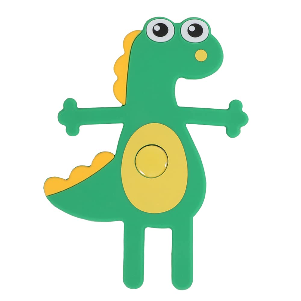 Willmoso Soft Silicone Dinosaur Phone Holder - Universal Air Vent Car Mount for iPhone, Samsung & Smartphones - Flexible Auto Accessories for Safe Driving & Hands-Free Navigation (Dinosaur Design)