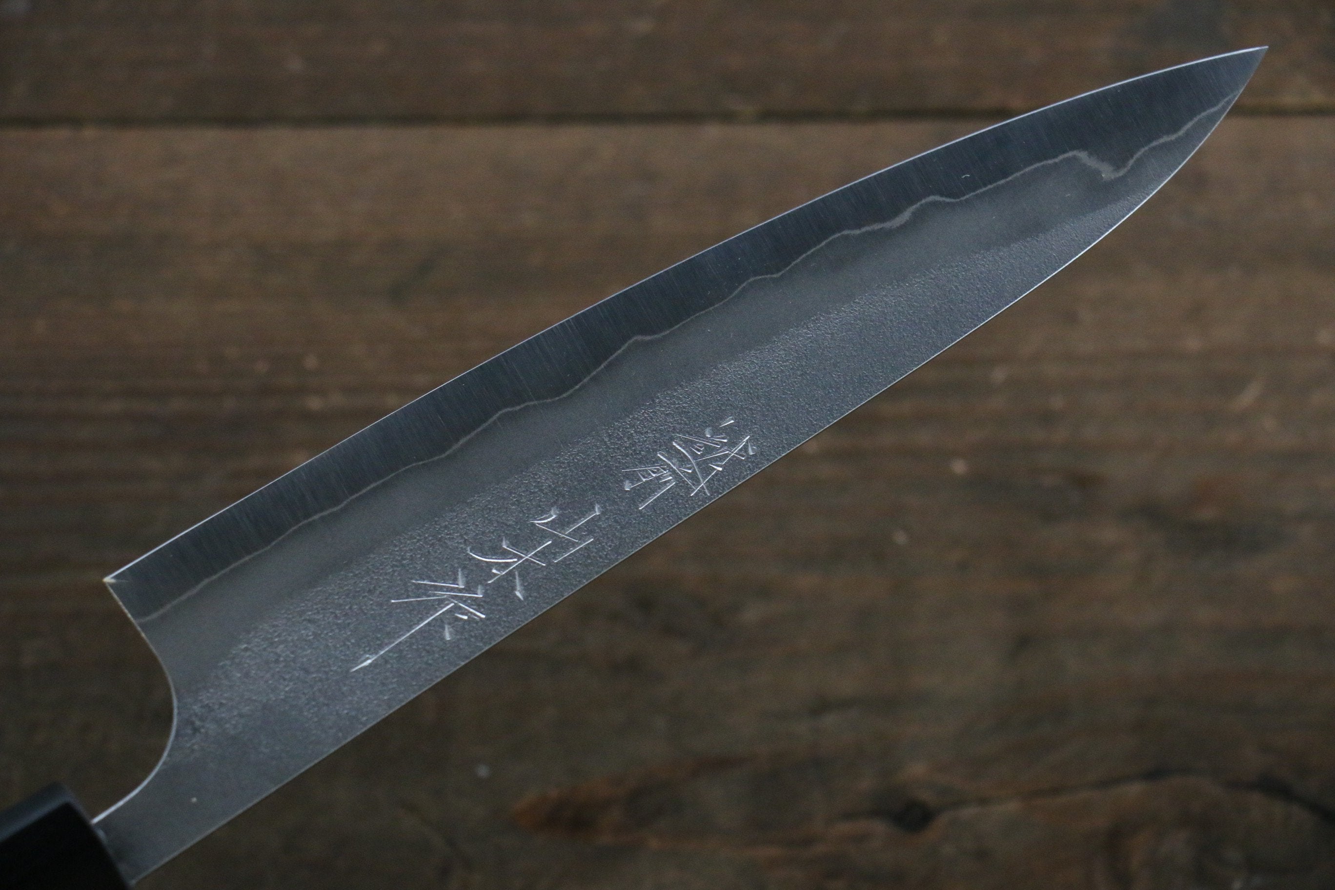 Nao Yamamoto Japanese Silver Steel Nashiji No.3 Petty Utility Knife 150mm (6 Inch) with Walnut Handle - Perfect for Slicing, Peeling & Precision Kitchen Tasks