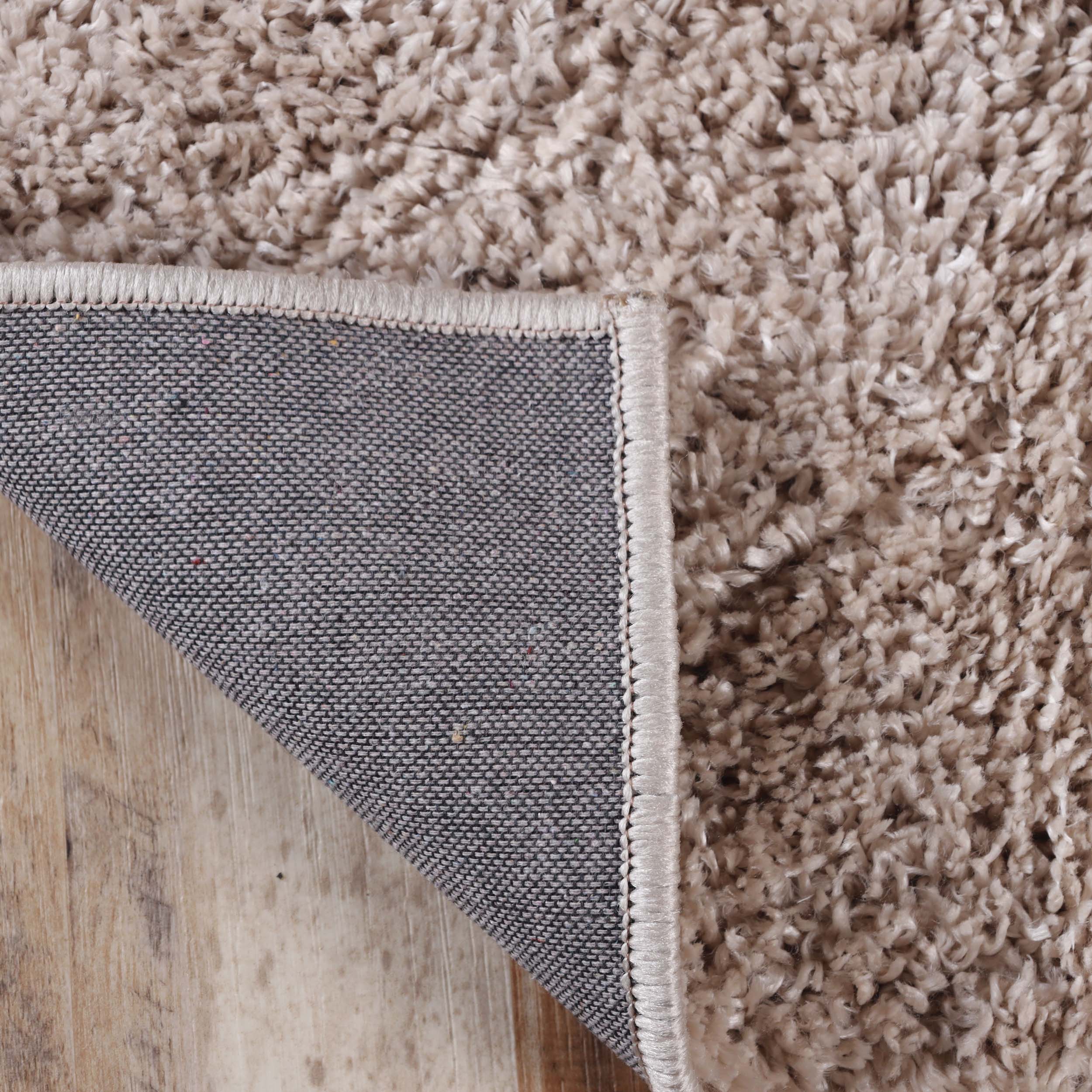Berlin Solid Indoor Plush Shag Runner Rug - Soft Area Rug for Living Room, Bedroom, Nursery - Non-Slip Comfortable Floor Mat for Home Decor