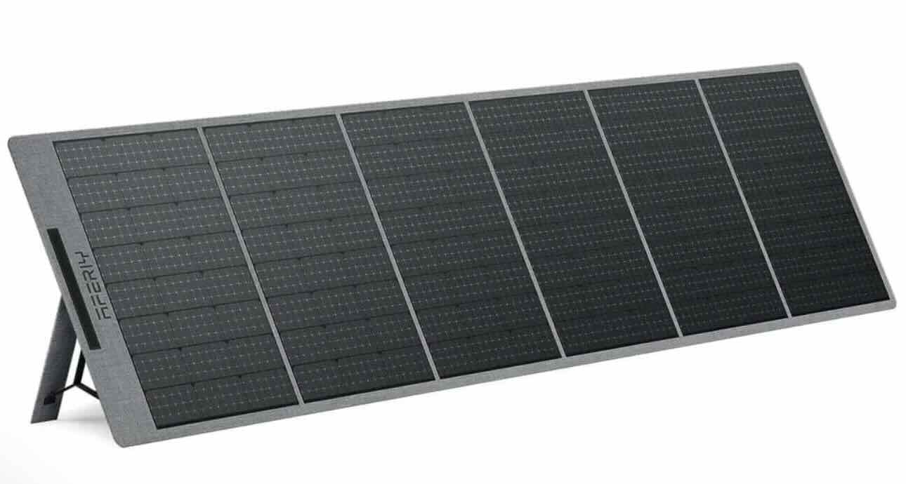 AFERIY AF S400 400W Portable Solar Panel - Foldable Solar Charger for Camping, RV, Hiking & Outdoor Power - Waterproof & Lightweight Solar Generator for Emergency Backup