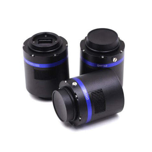 QHYCCD 163C Cooled Monochrome CMOS Astronomy Camera - High Sensitivity Deep Space Imaging for Astrophotography, Telescope & Observatory Use