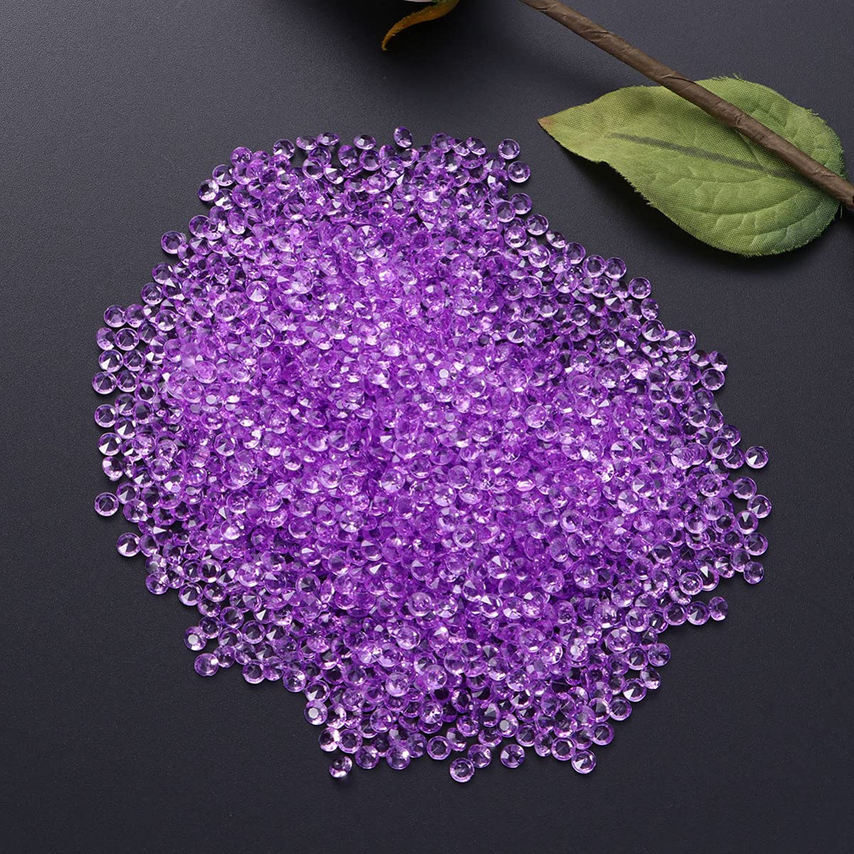 DOITOOL 1000pcs 3mm Acrylic Rhinestone Gems - Sparkling Crystal Table Scatter for Wedding, Bridal Shower, Party Decorations | DIY Crafts, Vase Fillers, Nail Art, Home Decor & Gift Wrapping Accessories