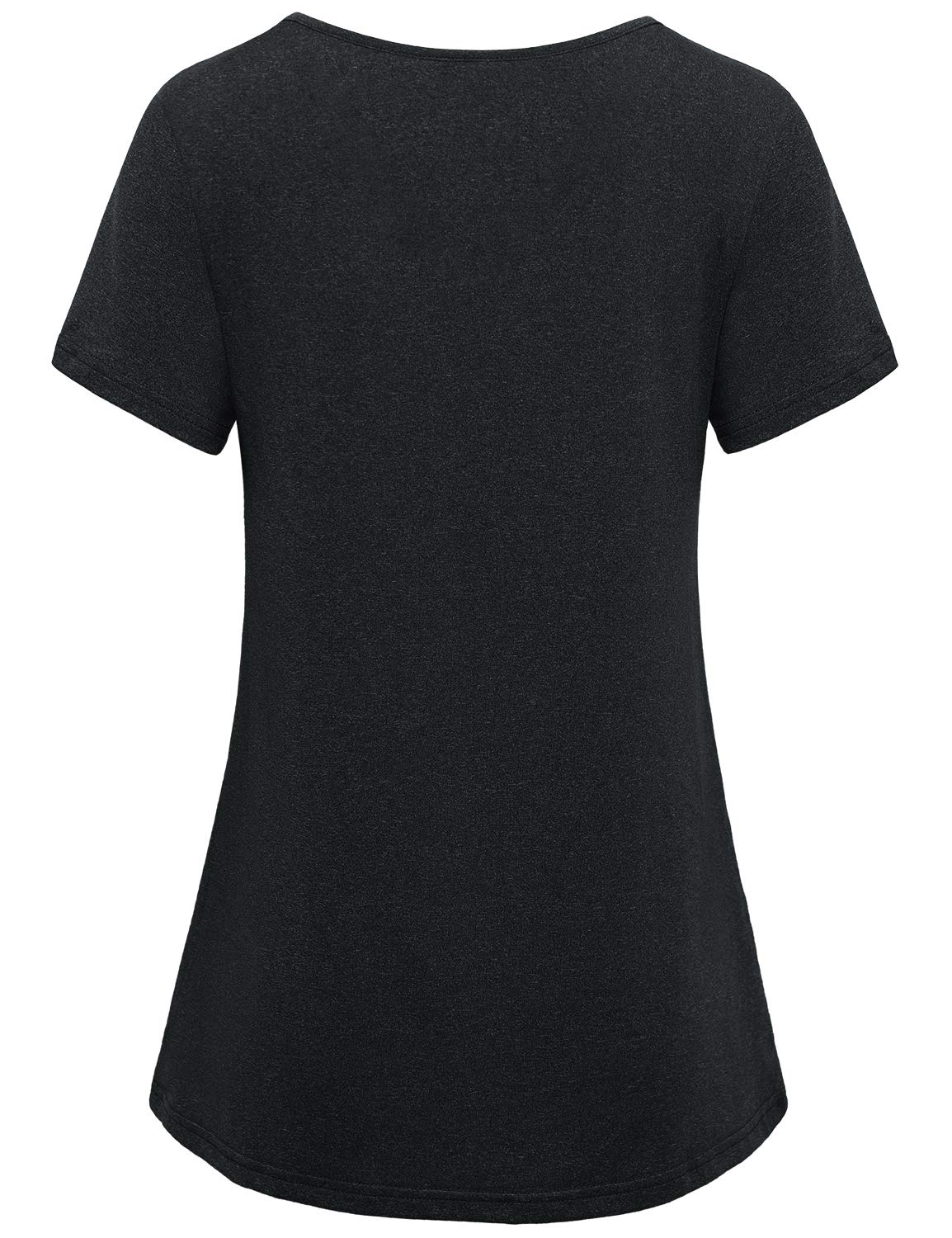 MISS FORTUNE Women's Quick-Dry Yoga Top - Breathable Workout Shirt for Yoga, Gym & Running - Perfect for Hot Yoga, Pilates & Fitness Training
