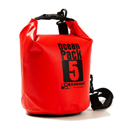 **Karana Ocean Pack 5L Waterproof Dry Tube Bag - Ideal for Kayaking, Boating, Swimming & Outdoor Adventures**