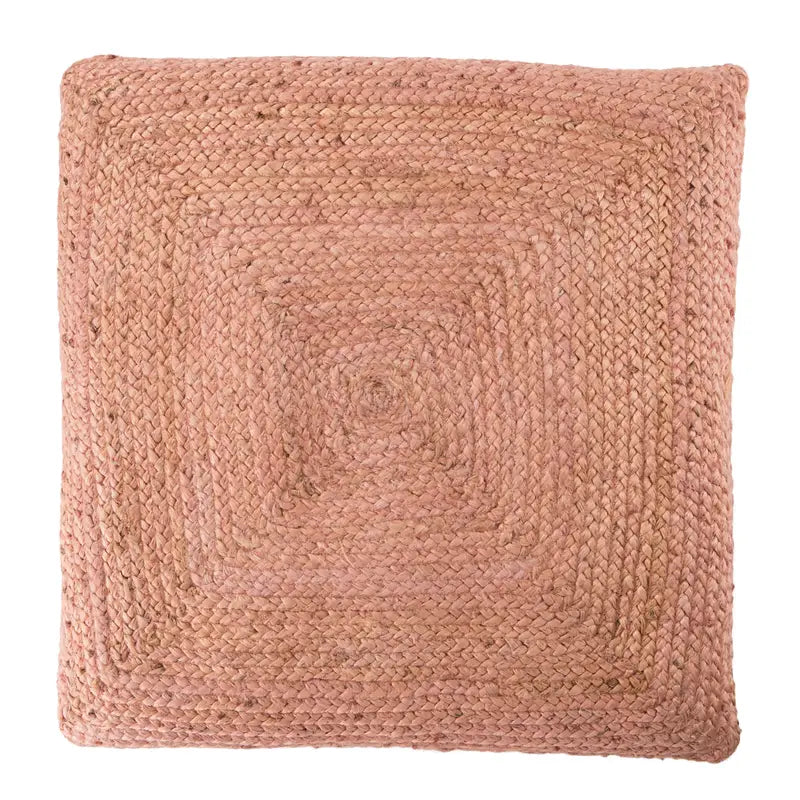 Jaipur Living Saba Natia Pouf - Stylish Handmade Ottoman Footstool for Living Room, Bedroom & Lounge - Perfect for Home Decor, Extra Seating & Relaxation