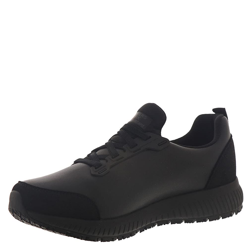Skechers Work Squad SR Fibler Women's Oxford Shoes - Slip Resistant Work Shoes for Women - Comfortable & Durable for Nurses, Waitresses & Healthcare Workers