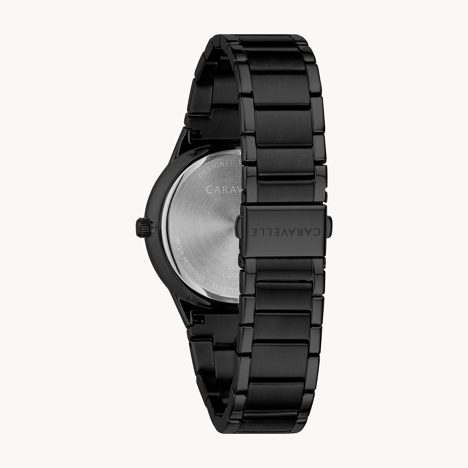 Bulova 45D108 Modern Caravelle Black Stainless Steel Watch for Men - Water Resistant Dress Watch for Business, Formal Events & Everyday Wear