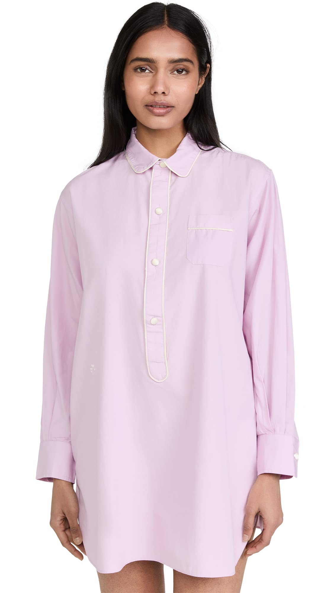 Morgan Lane Women's Linnet Night Shirt - Soft & Comfortable Sleepwear for Women, Elegant Loungewear for Home & Travel - Perfect for Relaxing, Sleeping & Vacation Wear
