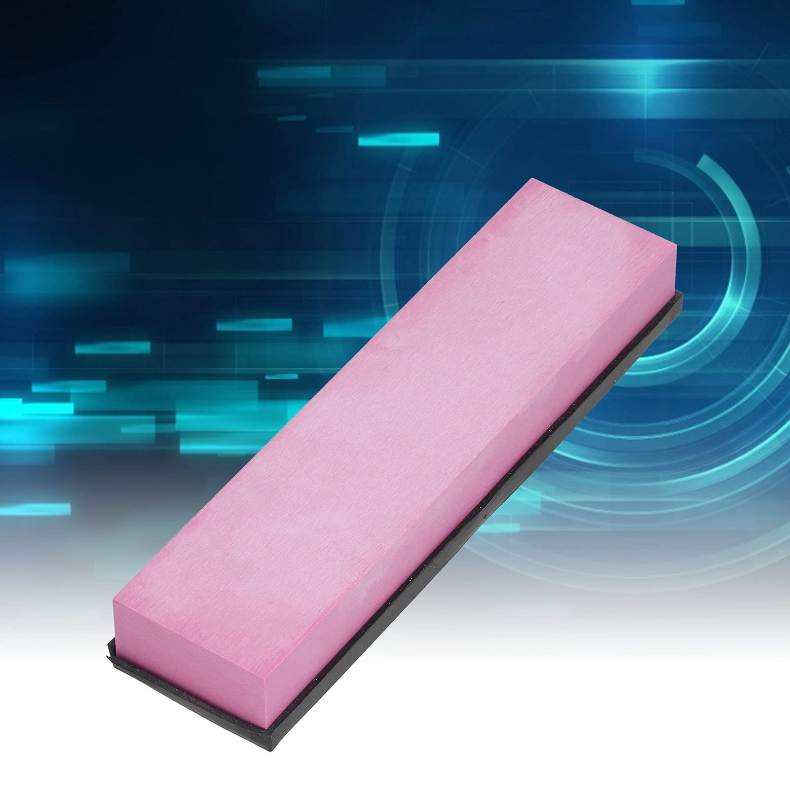 Premium 3000 Grit Knife Sharpening Stone - Professional Whetstone Set with Ruby Fine Grinding Surface, 200x50x25mm Rectangle Sharpener for Kitchen Knives, Hunting & Pocket Blades - Perfect for Home Chefs, Outdoor Enthusiasts & DIY Projects