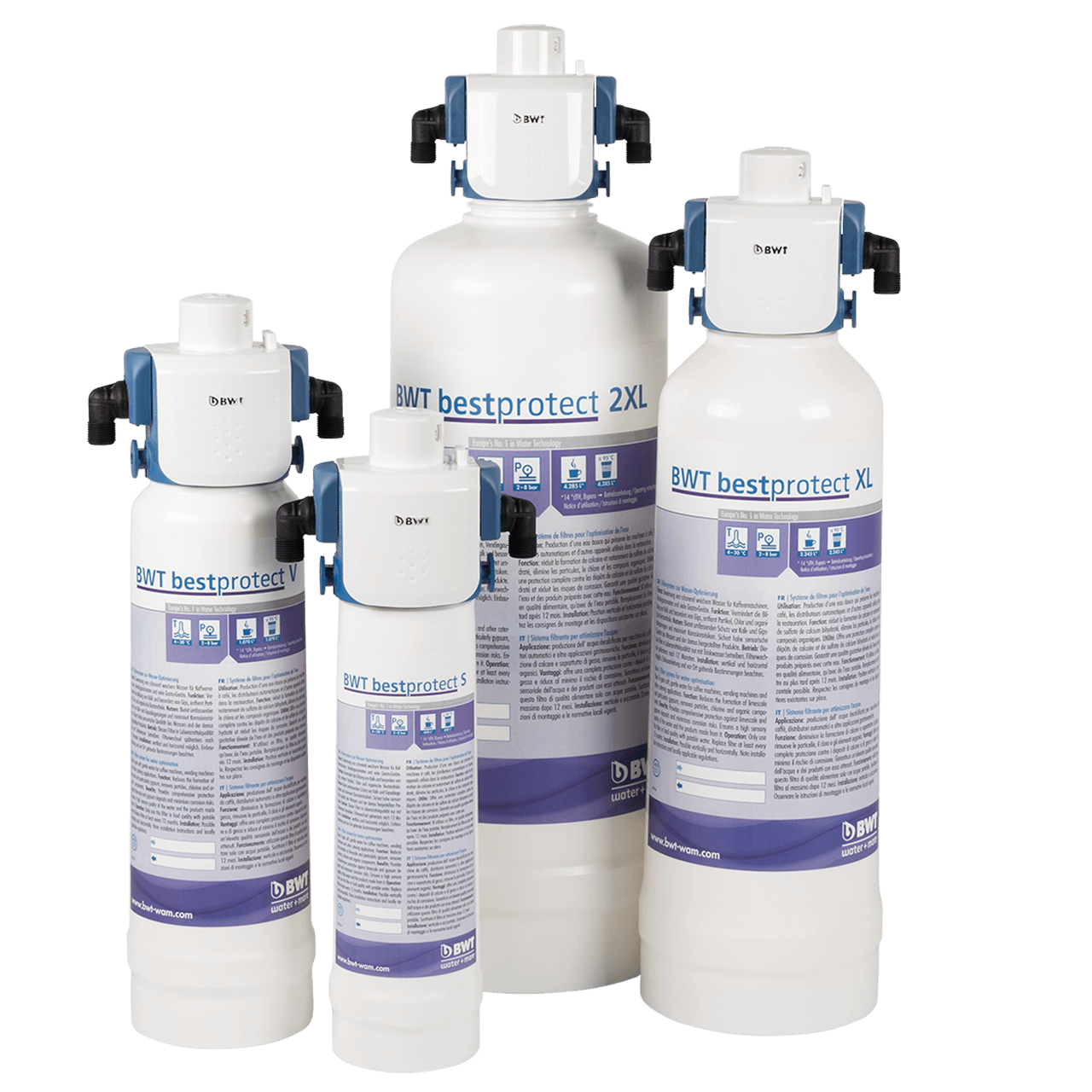 BWT Bestprotect Water Softener and Filter System - Removes Hardness, Chlorine & Impurities for Cleaner, Healthier Water | Perfect for Home, Kitchen, and RV Use