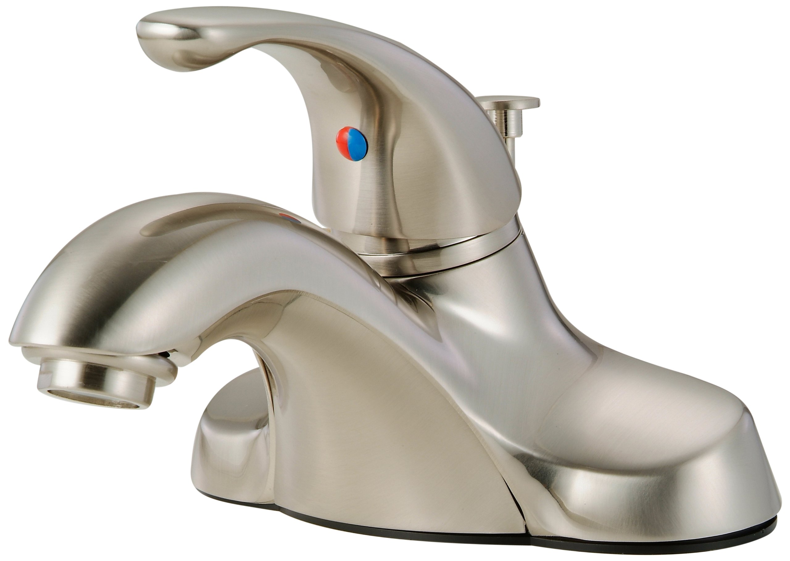 Hardware House 123662 Nickel Lavatory Faucet - Bathroom Sink Faucet for Modern Vanity, Powder Room & Guest Bathroom Installation