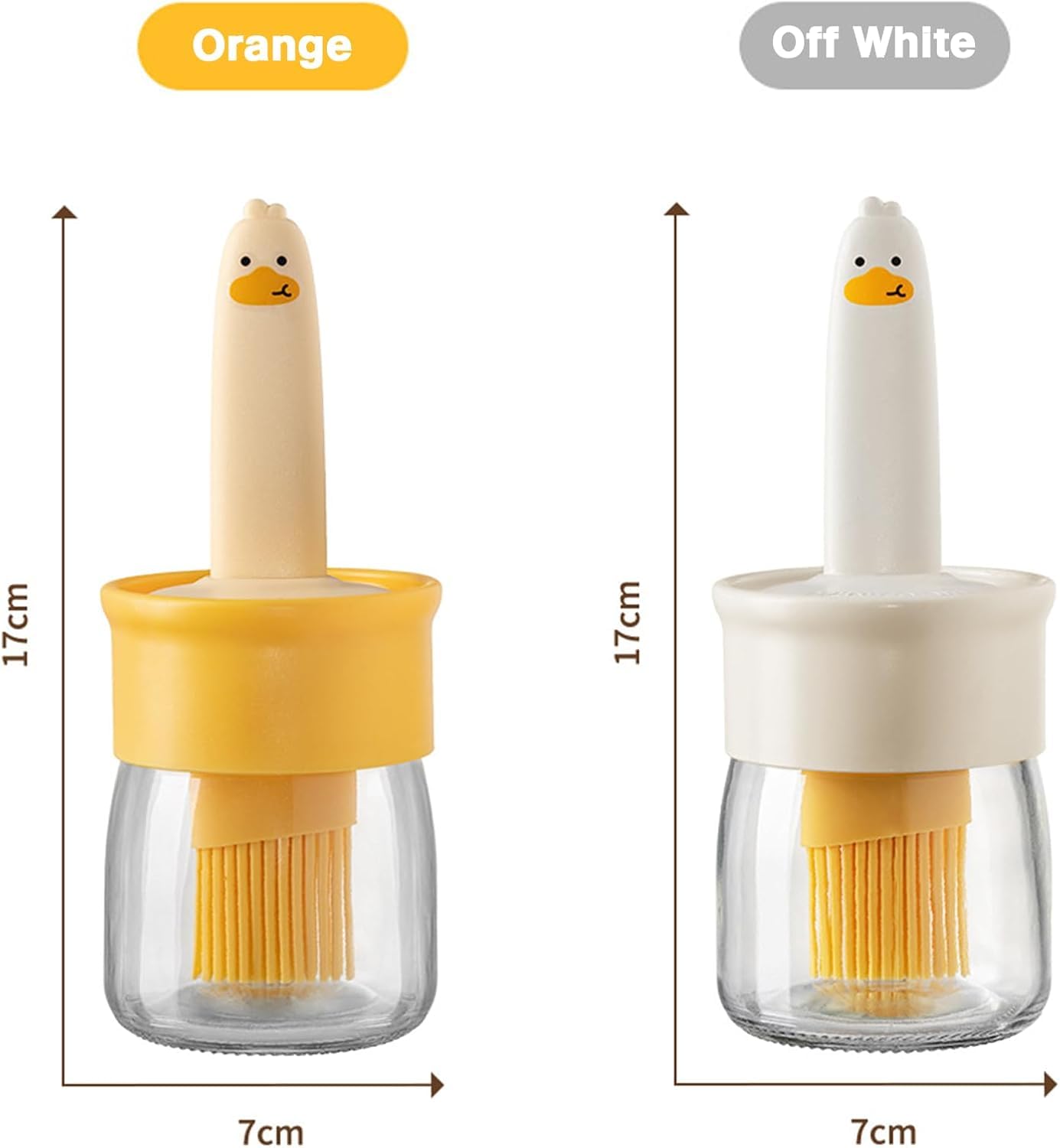 Premium 200ml Glass Olive Oil Dispenser Bottle with Silicone Brush - Perfect for Cooking, Baking, BBQ, Grilling & Air Frying - Vinegar & Sauce Dispenser - Multi Color Kitchen Essential (Pack of 1) - Ideal for Home Chefs & Food Enthusiasts