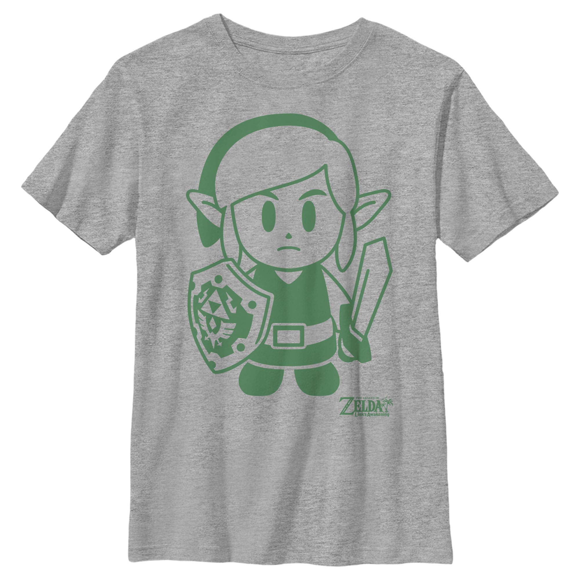 Nintendo Legend of Zelda Link's Awakening T-Shirt for Boys | Official Licensed Video Game Tee | Perfect for Gaming, Cosplay & Everyday Wear