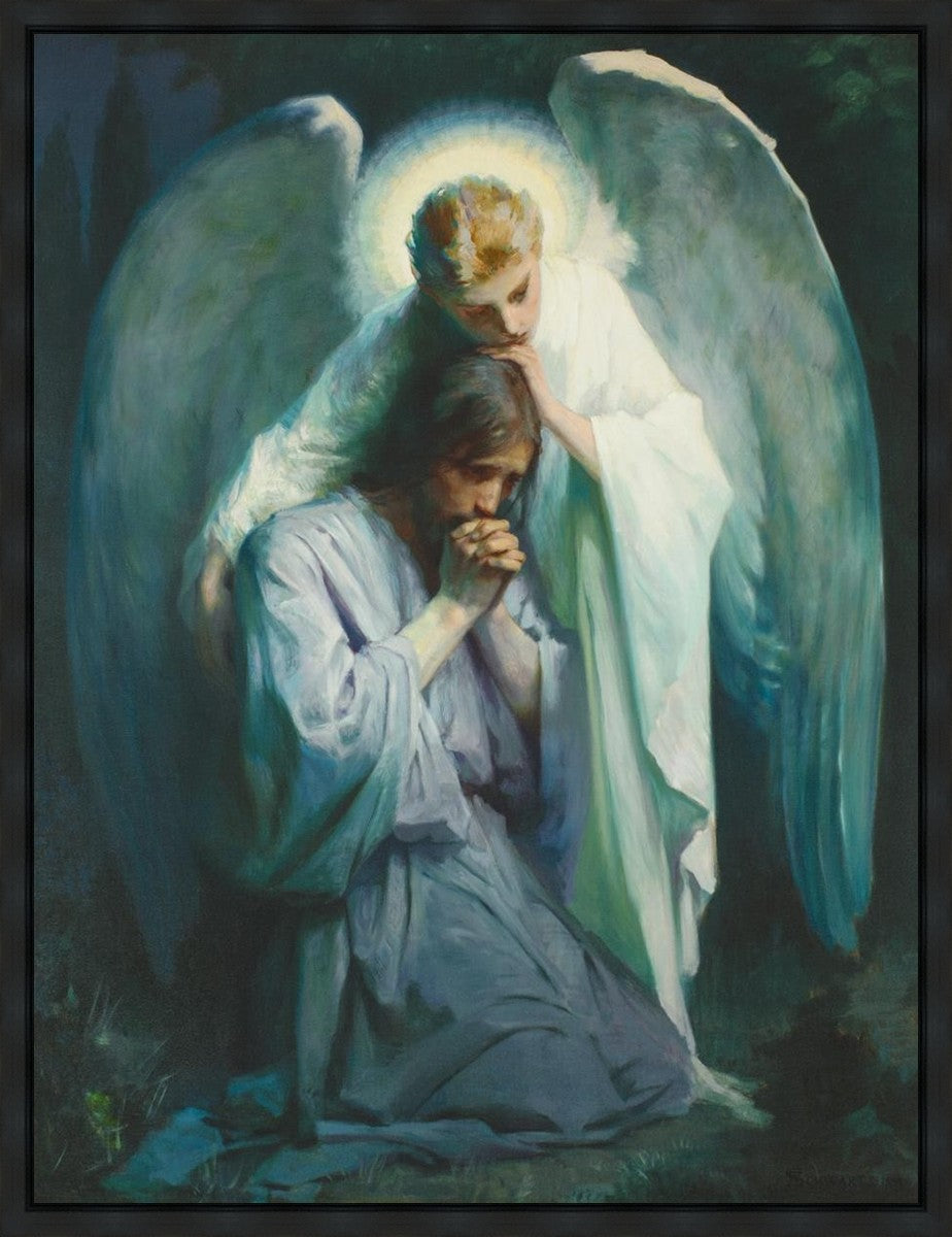 Agony in the Garden Gallery Wrap Canvas - Religious Wall Art for Home Decor, Church & Meditation Spaces