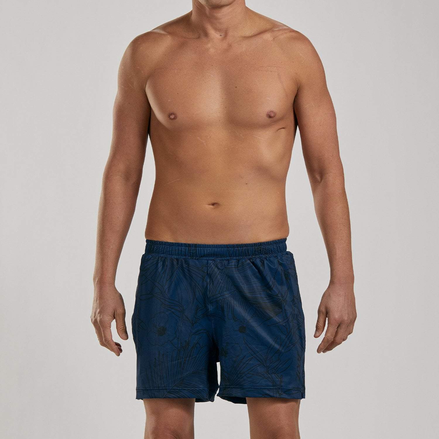 Men's Limited Edition Running Shorts - Blue Hawaii Print | Lightweight & Breathable for Jogging, Gym & Outdoor Activities