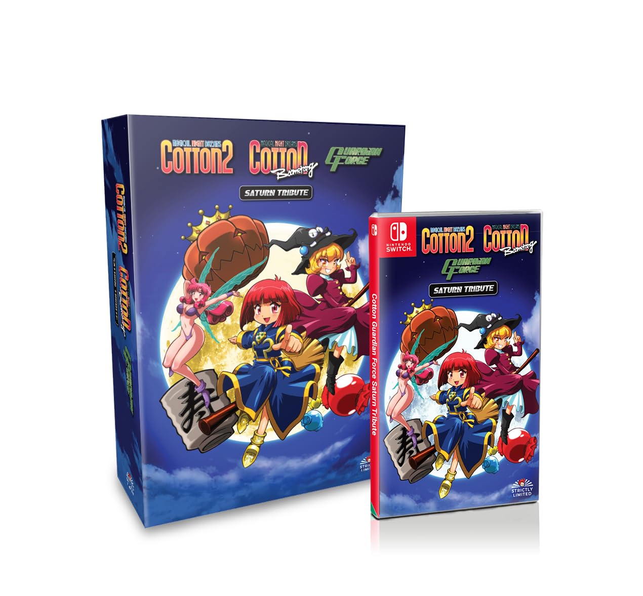 Cotton Guardian Force Saturn Tribute - Collector's Edition for Nintendo Switch | Retro Arcade Shooter Game | Perfect for Gaming Enthusiasts & Collectors