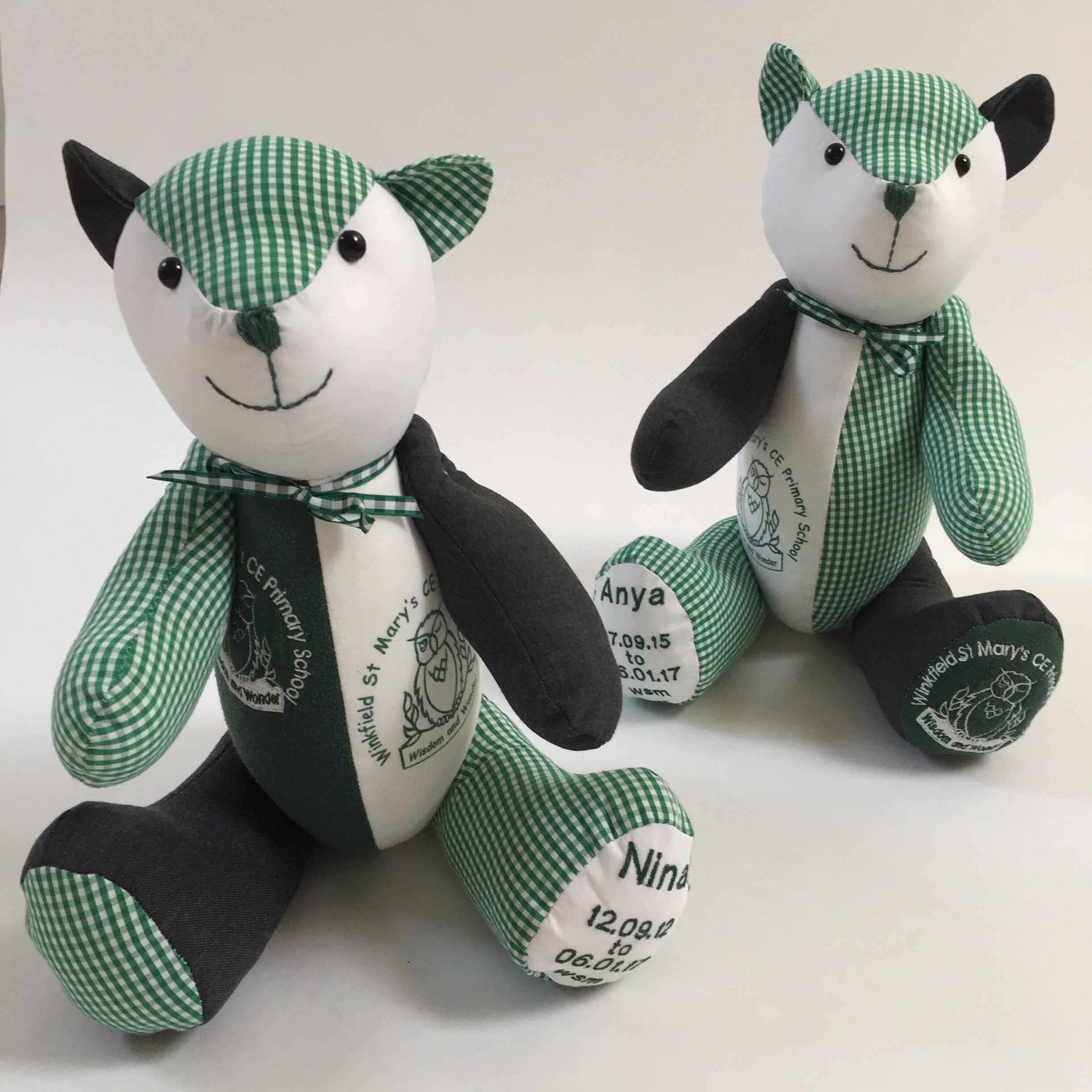 Custom Memory Bear Plush Toy - Personalized Keepsake for Graduates, School Leavers & Special Occasions | Perfect Gift for Graduation, Farewell & Cherished Memories
