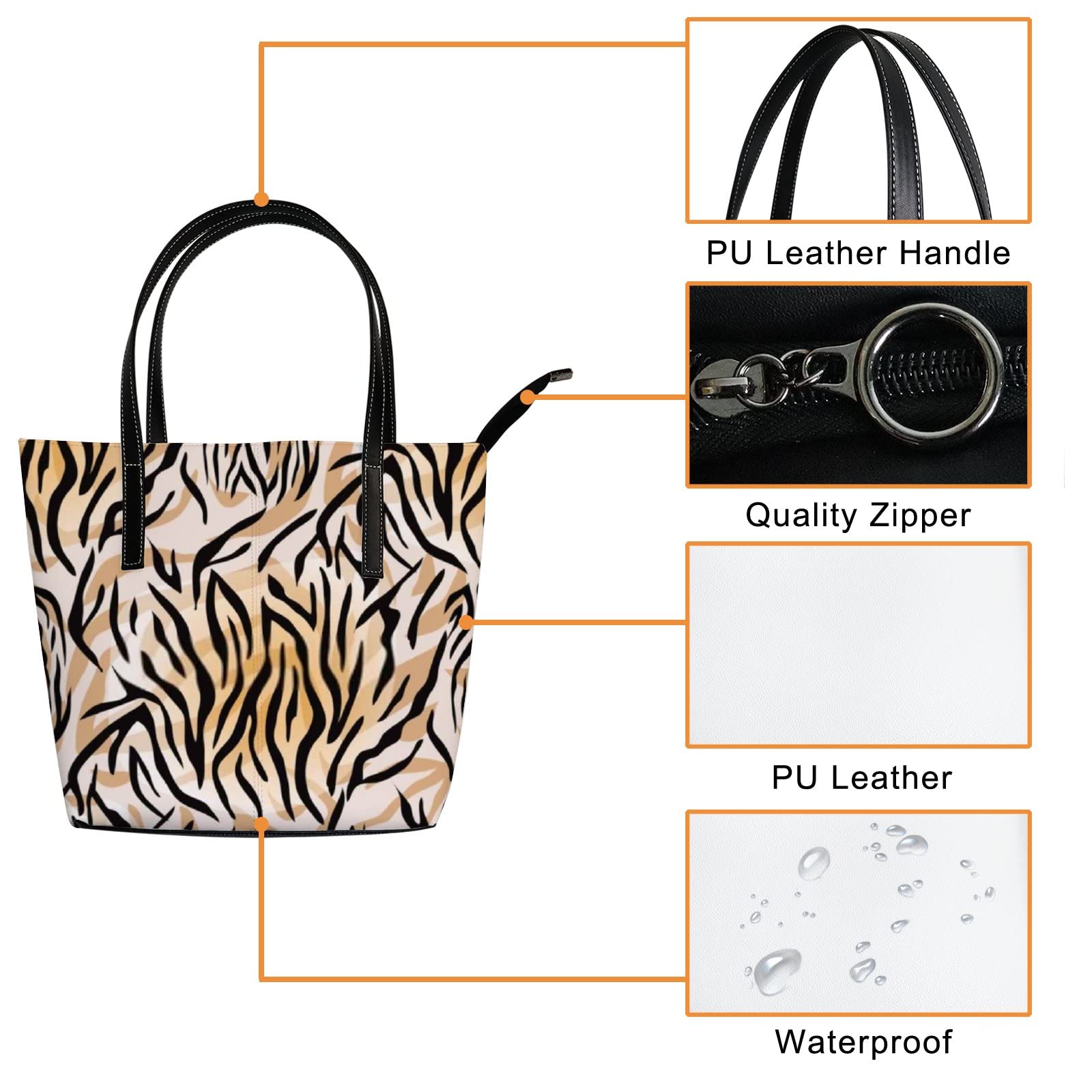 Premium Genuine Leather Tote Bag for Women - Stylish Crossbody Work Handbag with Adjustable Strap - Perfect for Office, Travel & Everyday Use