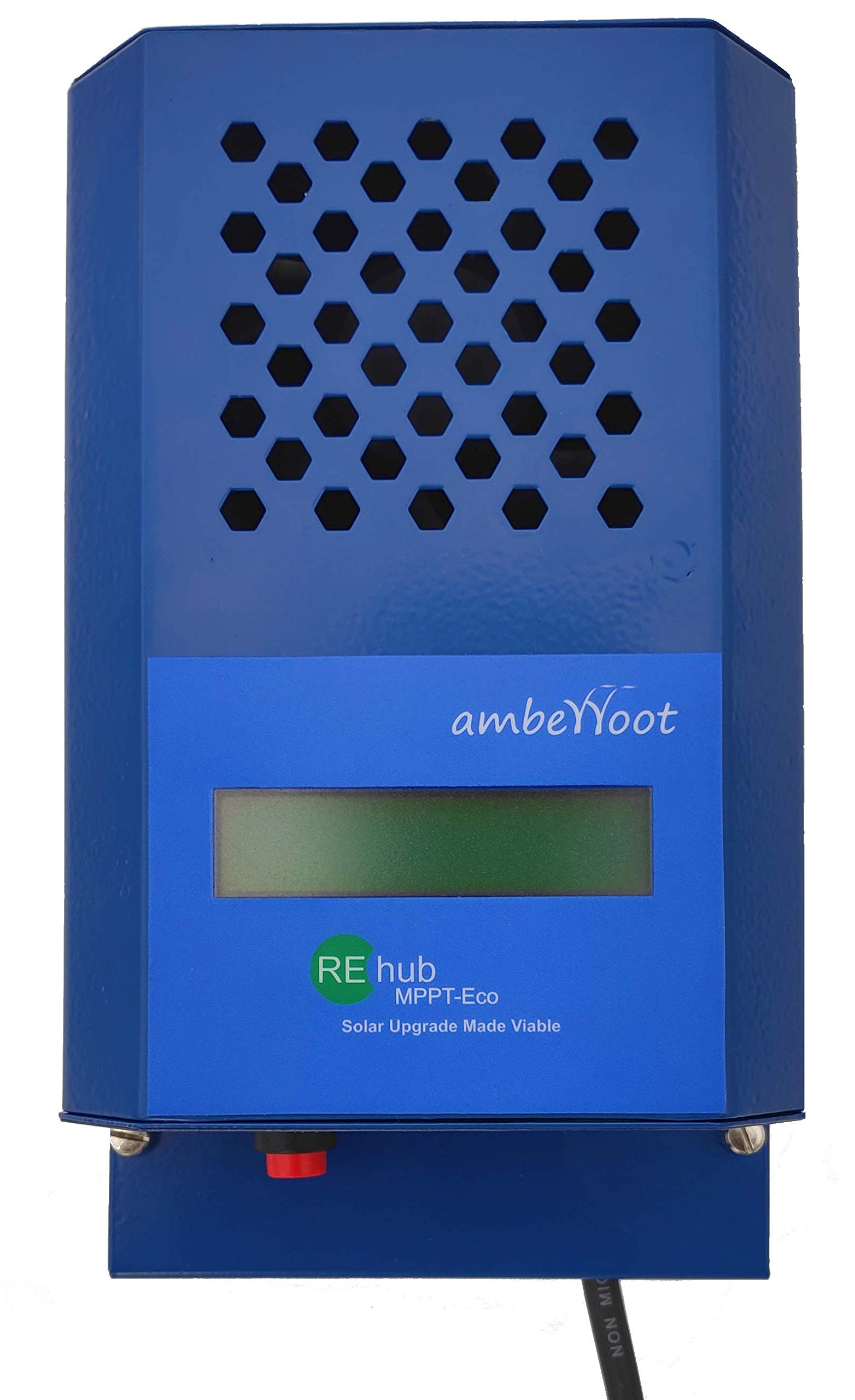 Amberroot Systems REhub MPPT Eco 12V/24V 25A Solar Charge Controller - Add Solar Power to Existing Backup Inverters for Home, RV & Off-Grid Systems