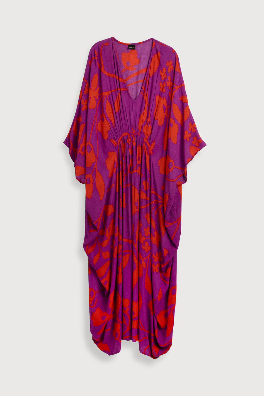 Stylish Floral Print Kaftan Maxi Dress for Women - Boho Beach Cover Up, Pool Party, Summer Vacation Outfit