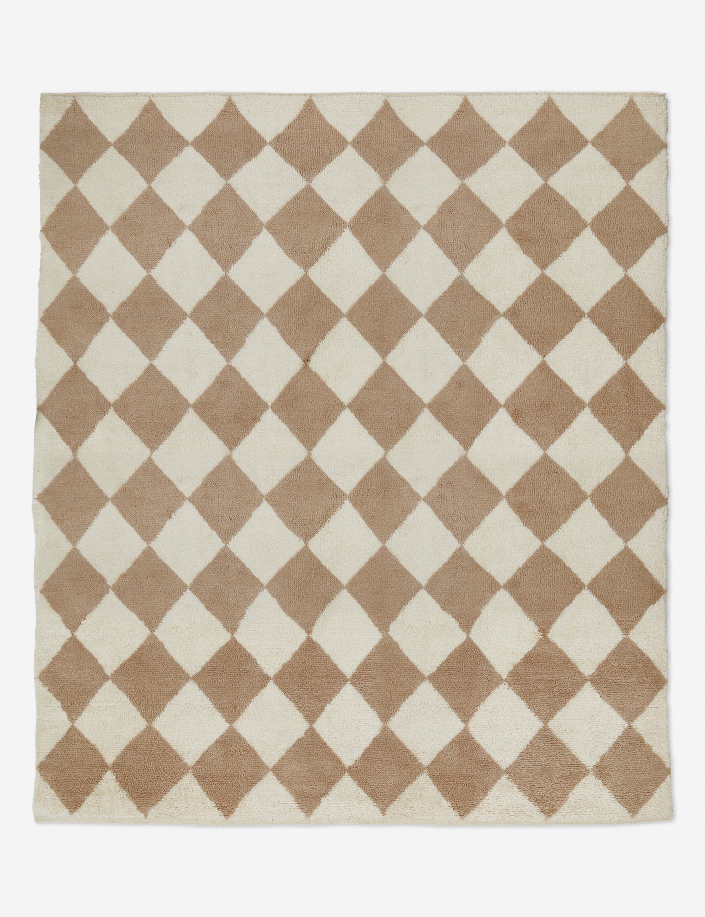 Hand Knotted Wool Moroccan Shag Rug - Soft & Durable Boho Chic Area Rug for Living Room, Bedroom, Nursery - Perfect for Cozy Home Decor & Modern Interior Design