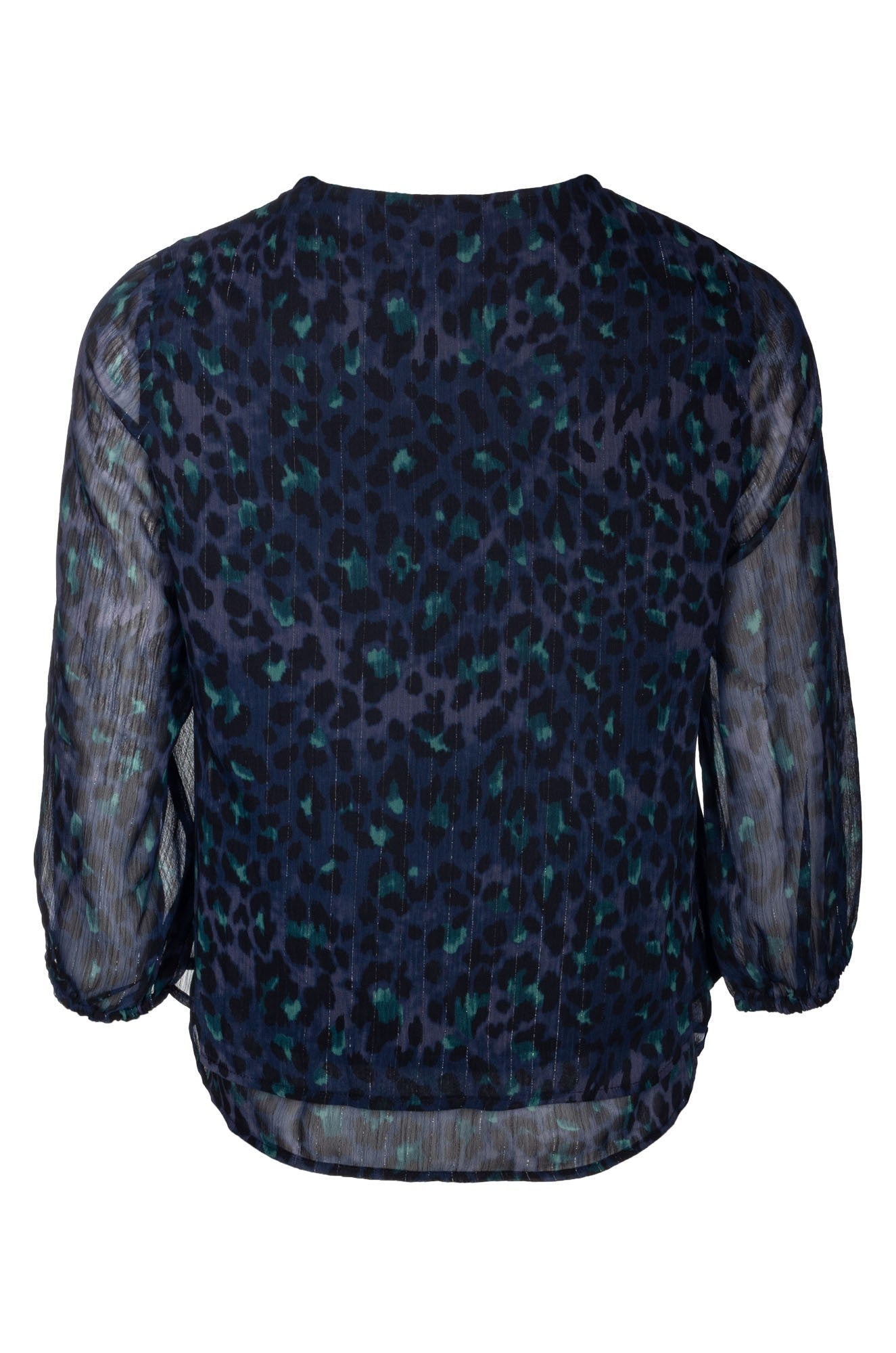 Premium Indigo Animal Print Silver Lurex Fabric - Perfect for DIY Fashion, Home Decor & Craft Projects